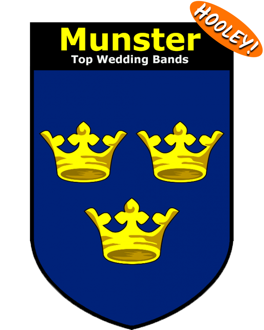 Munster top wedding bands shield